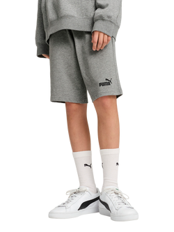 PUMA Kids' Youth Jersey Shorts, Medium Gray Heather