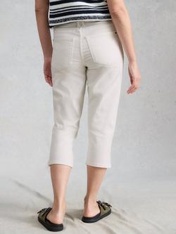 White Stuff Blake Capri Jeans, White - view 2, White