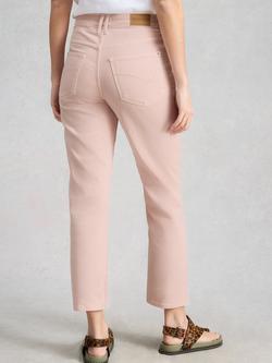 White Stuff Blake Relaxed Straight Leg Jeans, Light Pink - view 2, Light Pink