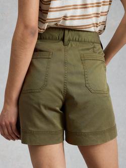 White Stuff Gabby Cargo Shorts, Khaki Green - view 2, Khaki Green