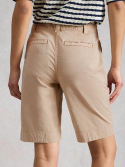 White Stuff Heidi Cotton Blend Chino Shorts, Natural - view 2, Natural