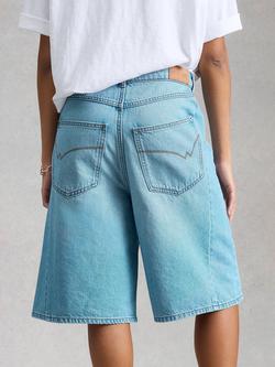 White Stuff Jodi Jean Shorts, Light Blue - view 2, Light Blue