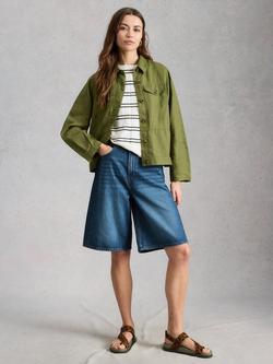 White Stuff Jodi Shorts, Blue Denim, Blue Denim