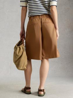 White Stuff Sasha Chino Shorts, Brown - view 2, Brown