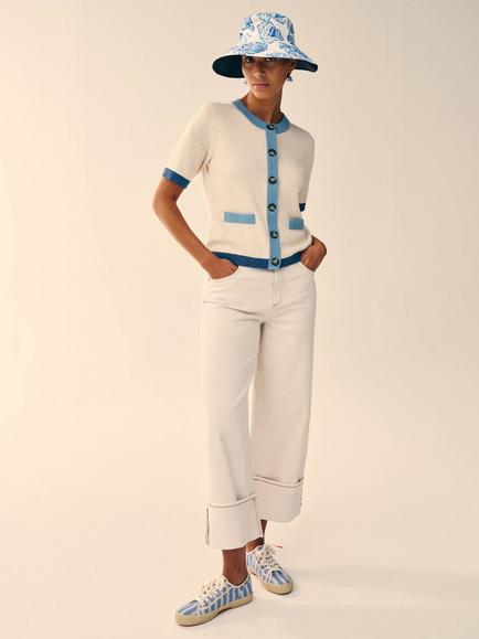 White Stuff Bailey Tapered Fit Jeans, White, White