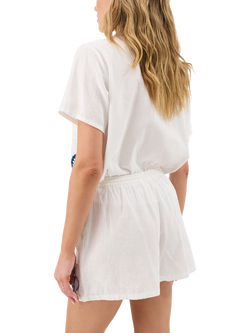 Accessorize Shell Patchwork Shorts, Ivory - view 2, Ivory