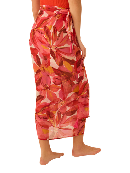 Accessorize Bright Sarong, Multi, One Size - view 2, Multi
