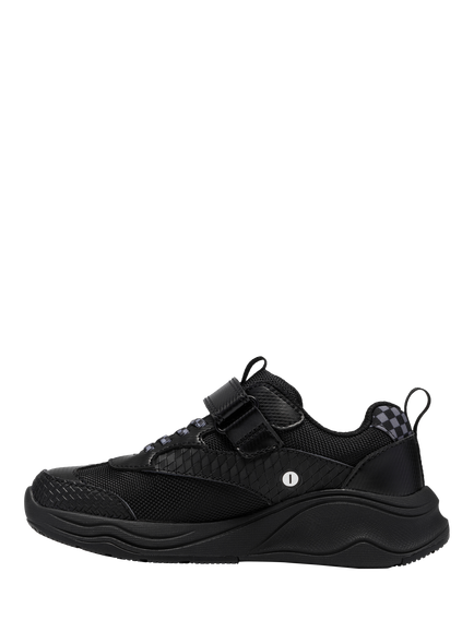Clarks Kids' Gleam Go K Light Up Trainers, Black - view 2, Black