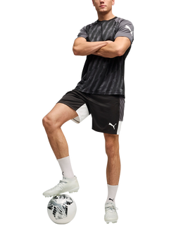 PUMA Training Shorts - view 2, Black/White/Gray