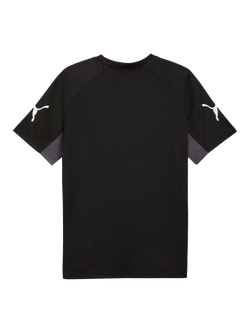 PUMA LIGA Jersey Short Sleeve Crew Neck Top - view 2, Black/White/Gray