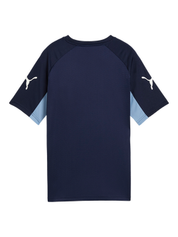 PUMA Kids' Liga Short Sleeve Jersey T-Shirt - view 2, Navy/White/Zen Blue