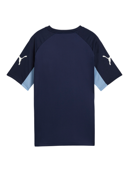 PUMA Kids' Liga Short Sleeve Jersey T-Shirt - view 2, Navy/White/Zen Blue