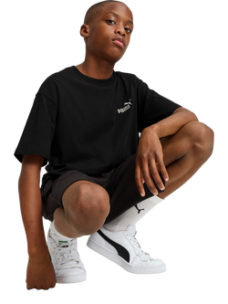 PUMA Kids' Essential No.1 Logo Relaxed Fit T-Shirt - view 2, Black