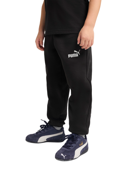 PUMA Kids' Regular Fleece No 1 Logo Joggers, Black