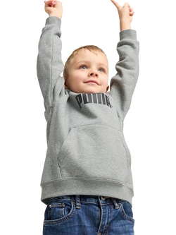 PUMA Kids' No. 1 Logo Pullover Hoodie - view 2, Mid Grey