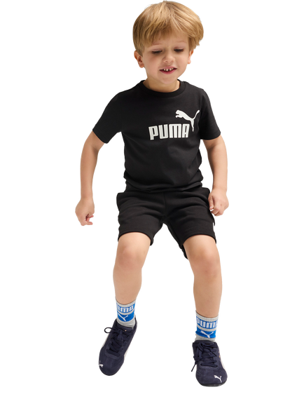 PUMA Kids' Short Sleeve No.1 Logo T-Shirt, Black
