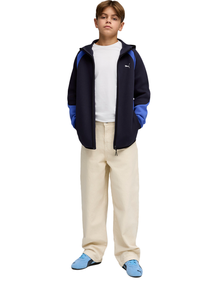 PUMA Kids' Evostripe Zip Through Hoodie - view 2, New Navy
