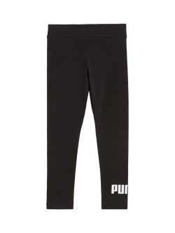 PUMA Kids' Essential No.1 Logo Leggings, Black