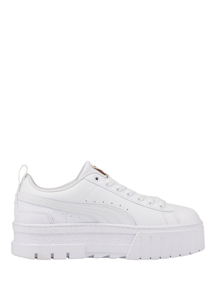 PUMA Kids' Mayze Lace Up Trainers, White