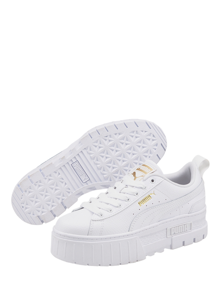 PUMA Kids' Mayze Lace Up Trainers - view 2, White