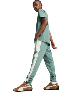 PUMA Kids' T7 Always On Track Pants - view 2, Green Mid