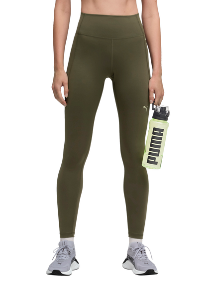 PUMA CLOUDSPUN High Waist Tights, Dark Olive