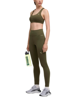 PUMA CLOUDSPUN High Waist Tights - view 2, Dark Olive