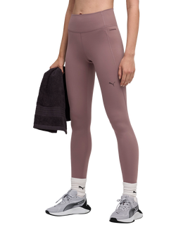 PUMA CLOUDSPUN High Waist Tights, Raisin