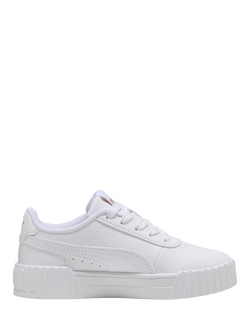 PUMA Kids' Carina 3.0 Trainers, White
