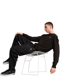 PUMA Wardrobe Crew Neck Cotton Sweatshirt - view 2, Puma Black