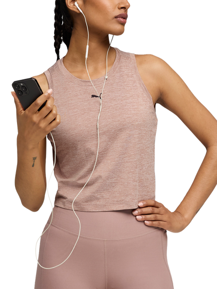 PUMA CLOUDSPUN Training Tank Top, Sandstone Heather