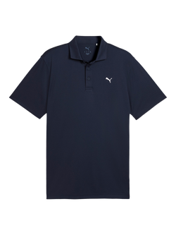 PUMA Pure 3.0 Golf Polo Shirt, Deep Navy