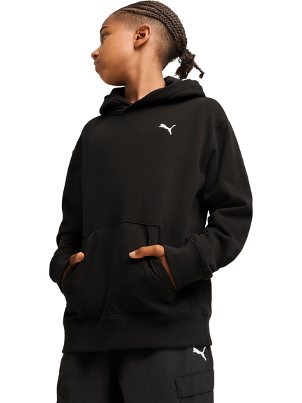 PUMA Kids' Youth Relaxed Hoodie, Puma Black