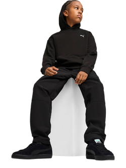 PUMA Kids' Youth Relaxed Hoodie - view 2, Puma Black