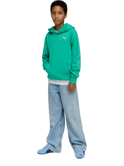 PUMA Kids' Youth Relaxed Hoodie - view 2, Vibrant Green
