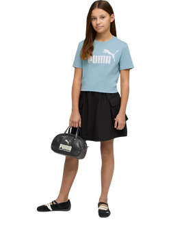 PUMA Kids' Logo T-Shirt - view 2, Mid Blue