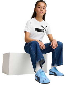 PUMA Kids' Logo T-Shirt - view 2, White