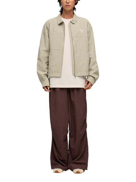 PUMA Relaxed Fit Chore Jacket - view 2, Pebble Gray