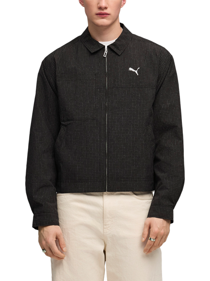 PUMA Relaxed Fit Chore Jacket, Puma Black