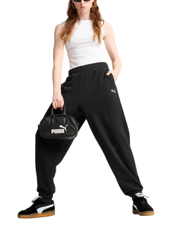 PUMA Wardrobe Essentials Relaxed Sweatpants - view 2, Puma Black