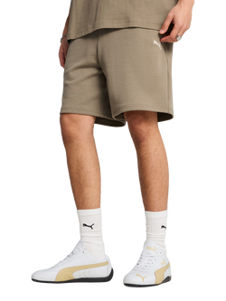 PUMA Wardrobe Essentials Relaxed Shorts, Velvet Moss