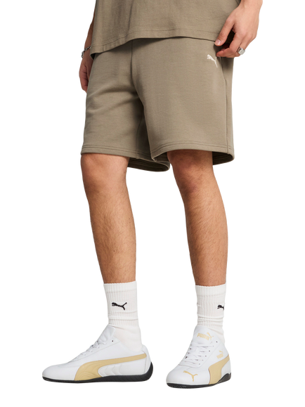 PUMA Wardrobe Essentials Relaxed Shorts, Velvet Moss