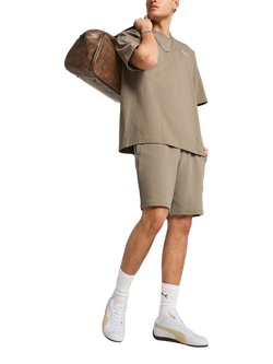 PUMA Wardrobe Essentials Relaxed Shorts - view 2, Velvet Moss