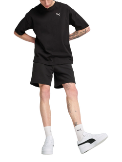 PUMA Wardrobe Essentials Relaxed Shorts - view 2, Puma Black