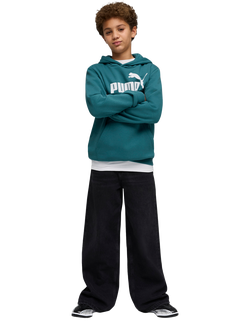 PUMA Kids' Youth Fleece Hoodie - view 2, Emerald Ice