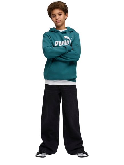 PUMA Kids' Youth Fleece Hoodie - view 2, Emerald Ice