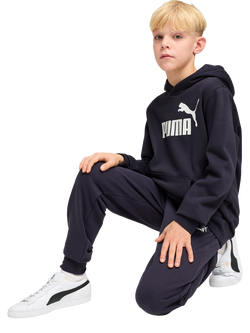 PUMA Kids' Youth Fleece Hoodie - view 2, Navy