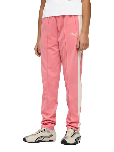 PUMA Kids Pintuck Track Trousers, Pink Mid