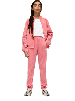 PUMA Kids Pintuck Track Trousers - view 2, Pink Mid