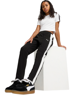 PUMA Kids Pintuck Track Trousers - view 2, Black